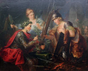Allegorie über Friedrich den Großen als Gründer des deutschen Fürstenbundes 1785